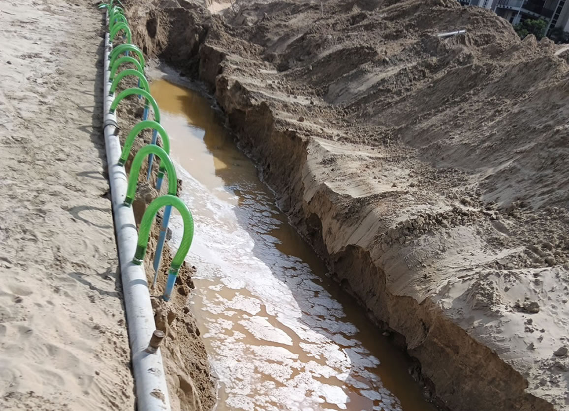 Trench Dewatering Work 
