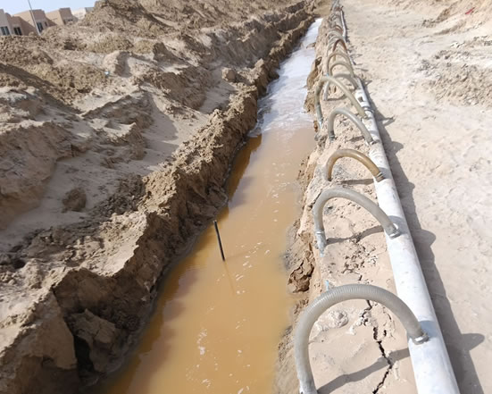 Trench Dewatering Work